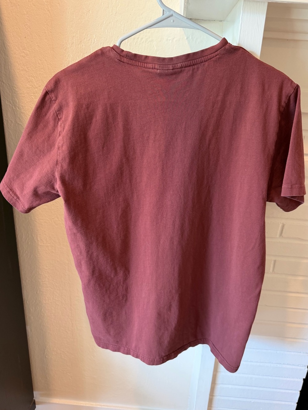 Gymshark Maroon Short-Sleeve Workout Top Size Small - Picture 3 of 7